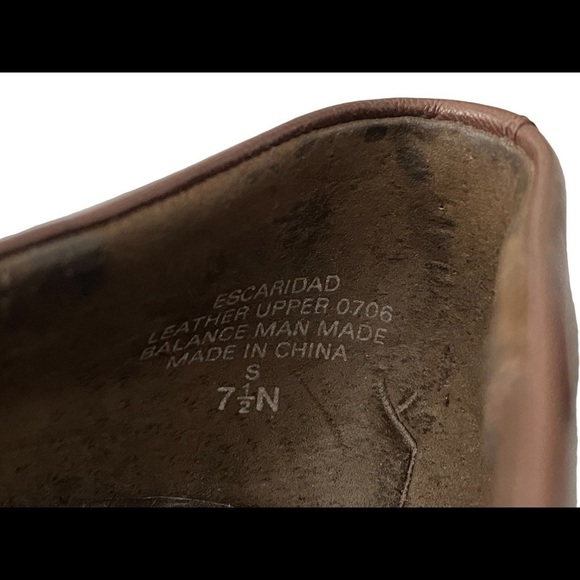 EASY SPIRIT Brown Leather Pump Shoes Women 7-1/2 AA, 7.5 Narrow - Picture 7 of 7